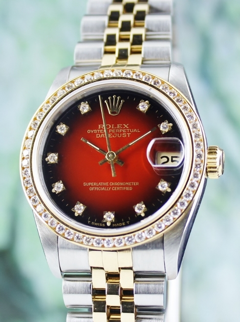 (image for) LIKE NEW ROLEX MID SIZE OYSTER PERPETUAL DATEJUST / 68273